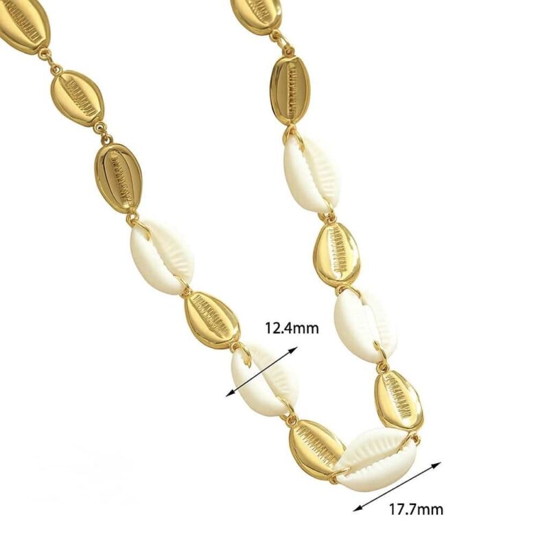 Dámsky set náhrdelníka a náušníc s čerešňou z chirurgickej ocele pozlátenej 18K zlatom, dĺžka 40cm + 5cm (N022)